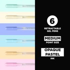 Gelly Roll Retractable Pens - Pastel Pen Set For Decorative Writing - 0 8mm T   