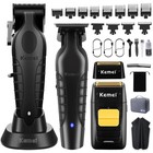 Professional Cordless Hair Clipper   Trimmer Set  Beard Trimmer  Electric Shaver