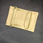 Antique Indian Wars Spanish American War Era U s  Brass Eagle Belt Buckle