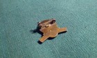 Rare 1940 s Vintage Girl Scout Be Prepared Three Leaf Clover Metal Lapel Hat Pin