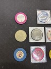 Lot Of 8 Vintage Casino Chips Las Vegas  Atlantic City       