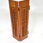 Vtg Wooden Interior Plantation Shutter 24    High X 12    Wide