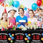 Dydamud 13th Birthday Decorations For Boys Red Black 70 8x42 5 Inches 