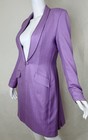 Marsha De Arriaga Cashmere Silk Lavender Herringbone Vtg  Saddleseat Day Coat 6