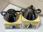 Alessi Creamer   Sugar Bowl W spoon 18 10 Stainless Michael Graves Design Nib