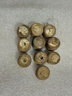 Vintage J   p  Coats 200 Yds  40 183 Met Thread Spool Mix Company Lot Of 10 Pcs 