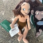 Disney Bean Bag Plush Tarzan Set Lot 6 Young Terk  Kala  Tantor  Clayton  Baboon