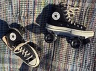 Custom Black Converse Chuck Taylor Roller Skates Men 8 5 women 10 5 Excellent