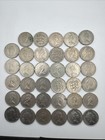 Job Lot  35  Vintage Large 10p Coins Rare Gibraltar Isle Of Man Jersey Guernsey