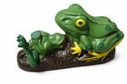 Vintage Leap Frog Mechanical Coin Bank Cast Metal Frog Bank New W  Box Works