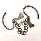 Tower  Double Lock Legirons Ca 1880s W key