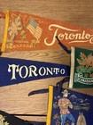 Lot Of Vintage Souvenir Pennants Torontocities Landmarks Tourist 70s Canada