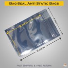 100 X Anti Static Shielding Esd Bag 4  X 6  Zip Reclosable Seal 10x15cm