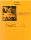 696  Al Papai  Original Signed autograph  Index Card  Browns   1949 