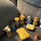 Fisher-price Little People Nativity Set Lot W  Figures  Animals  Manger Plus