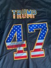 President Donald Trump Hand Signed Autographed    47 Football Jersey W  Coa