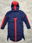 Speedo Edge Team Swim Parka Adult Unisex Sz 3xs Red white blue Hooded Full Zip