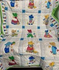 Baby Quilt Handmade hand Stitched Holly Hobby 56 X 43 New