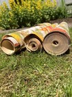 Vintage 1970s Wallpaper Bundle  Textured  Pre-pasted  And Ready To Hang
