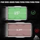 6 8ft Hard Tri-fold Bed Tonneau Cover For 1999-2026 F250 F350 Superduty Black