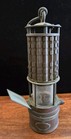Antique Wolf Safety Lamp Of America Co  New York Coal Miners W  Globe Parts 