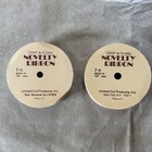 Lot Of 2 - Vtg Cloth Lace Ribbon Trim- Nos - Country Blue  Red Ditsy Floral