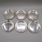 Christofle Drink Coasters Set Of 6 - Pre 1935 - Silver Plate
