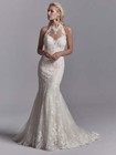 Sottero   Midgley Nerida Wedding Dress Gown Ivory Fit   Flare Hi-low Size 10