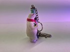 Vintage Coca Cola Polar Bear Key Chain Bottle Buddy Keyring C-146