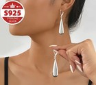 Sterling Silver Teardrop Dangle Earrings Gift New Free Shipping Usa Seller