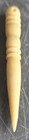 Antique Carved Bovine Bone Sewing Awl 3-1 16 l