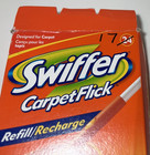 Swiffer Carpet Flick Refill Cleaning Cartridges 17ct Open Box