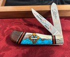 David Yellowhorse  mother Earth Father Sky  Lockback United Usa Pocket Knife