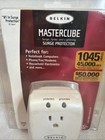 Belkin Mastercube Surge Protector  Model F9h120-cw - Computer  Phone  Fax - New