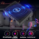 1200w Upgraded Car Subwoofer Slim Under Seat Powered Amplifier Speaker Bass Box