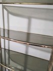 Gold 5 Tier Smoked Glass Italian Brass Collectables