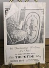 Vintage Tru-gyde Hooked Rug Book Pattern Catalog Wilson Brothers Daisy Flower   