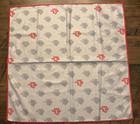 New Norwex Window Cloth  Le Houses  Red grey white