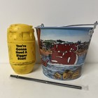 Brand New - Jaws 50th Anniversary Popcorn Bucket   Cup Combo Set  regal Cinema 