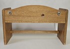 Vtg Heartland International Stoneware Oak Paper Towel Holder Rack Goodwood 