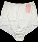 Vintage Lady Camille Lot 2 White Cotton Underwear Size 13 Granny Panties New Usa