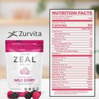 Zurvita Zeal For Life     30-day Wellness Bag  wild Berry Flavor      420g