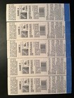 Set Of 5 Unused Full Season Tickets For 2003 Tennessee Football Home Games