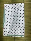 Vintage Full Apron Geese Hearts Ribbons Print 20 X 28 Inches   Side Ties New