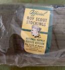 Vtg Pair Boy Scouts Of America Official Stockings Socks Bsa National Supply 10 5
