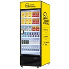 Combo Vending Machine upright Display-refrigerator With Credit Card Reader