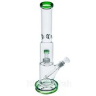 15   Heavy Glass Bong Hookah Percolate Water Filter Pipe With 14mm Bowl