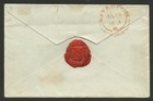 Gb Qv Sg2 1840 1d Penny Black Plate 10 Cover With Red Mx Cancel Scarce Cv   3 500