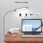 5w 48 Led Reading Book Light Desk Lamp Dimmable Flexible Usb Clip-on Table  Lamp