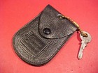 Vintage 1940s Derby Bar 121 Sierra St  Reno Nevada Leather Chain Purse Keychain